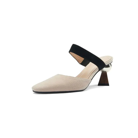 All-Leather Women's High Heel