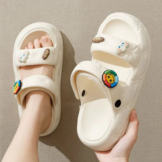 Cartoon  Silent Anti-Slip Thick Sole Sandals