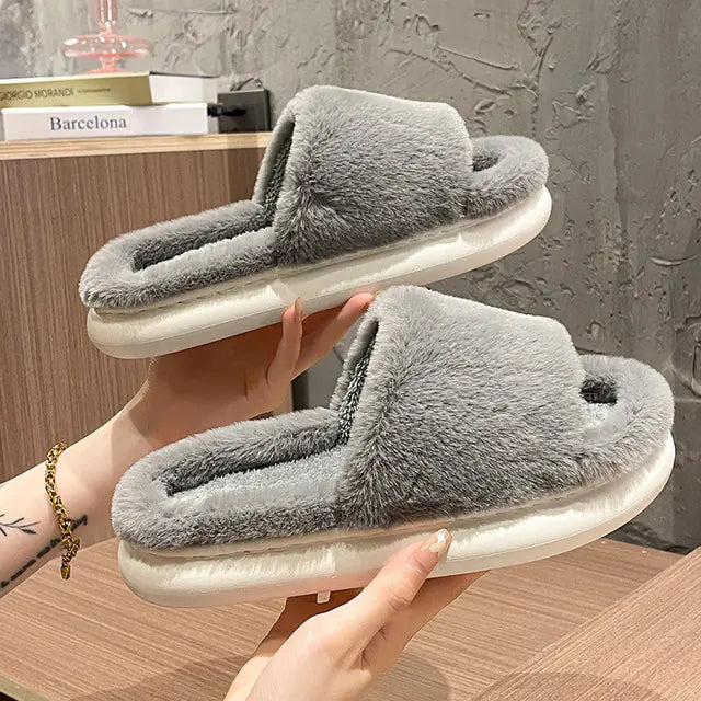 Furry Winter Slippers