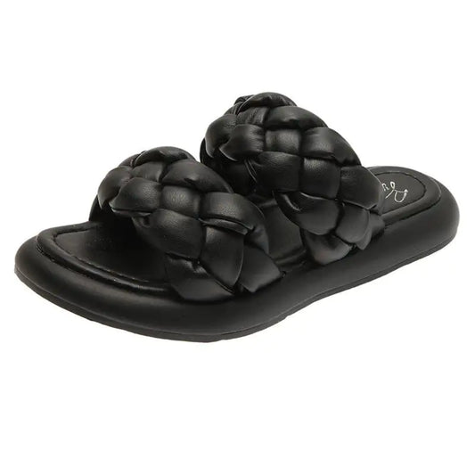 Summer Flat Knitting Sandals
