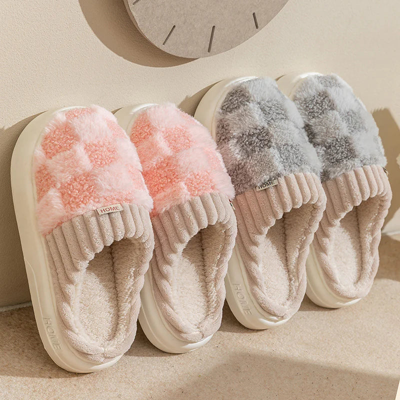 Checkerboard Slippers