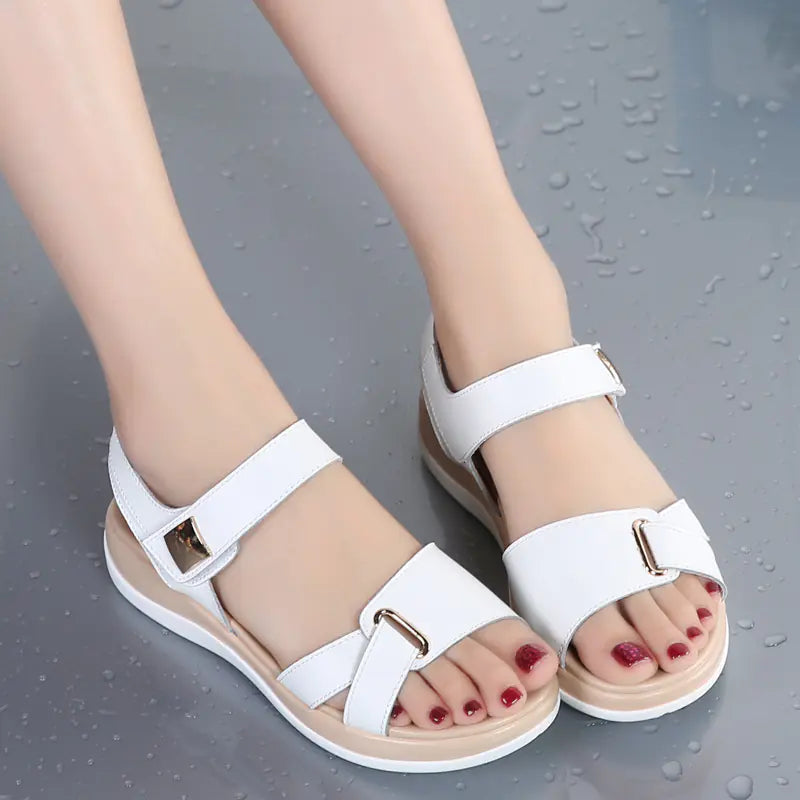 Casual Mid-Heel Soft-Sole Shoes
