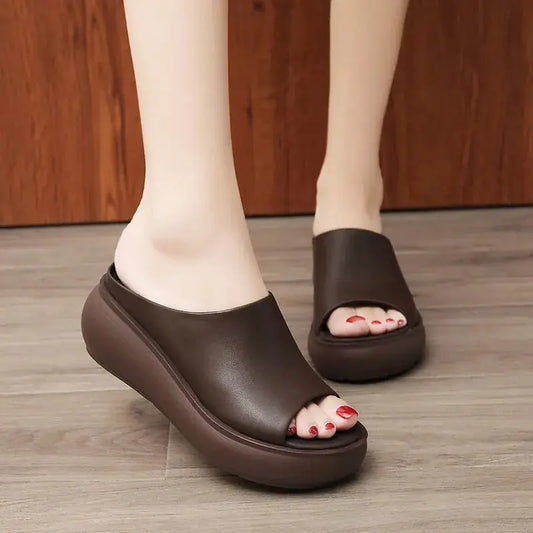 Platform Wedge Heel Sandals and Slippers for Women