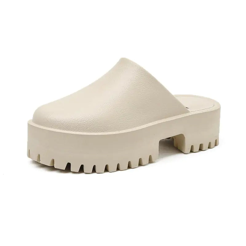 Casual Thick Bottom Outer Wear Toe Shoes