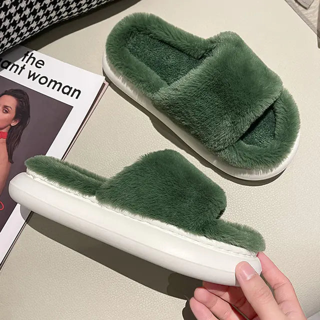 Furry Winter Slippers
