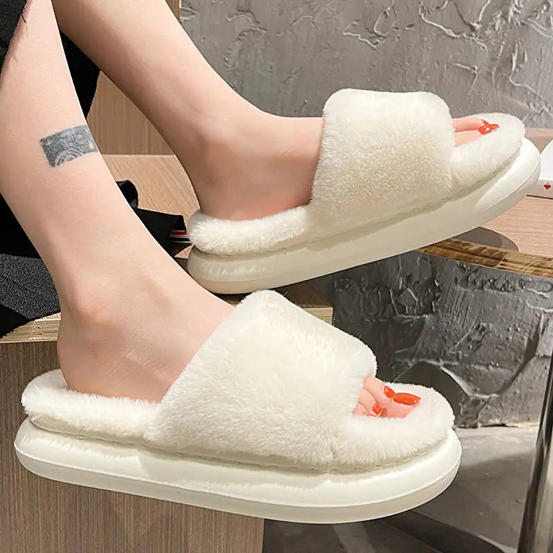 Furry Winter Slippers