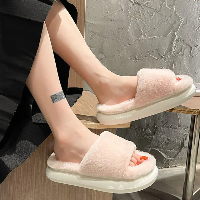 Furry Winter Slippers
