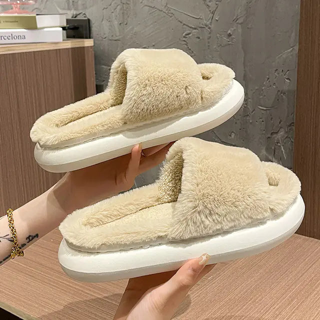 Furry Winter Slippers