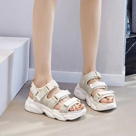 Fairy Style Summer Velcro  Shoes