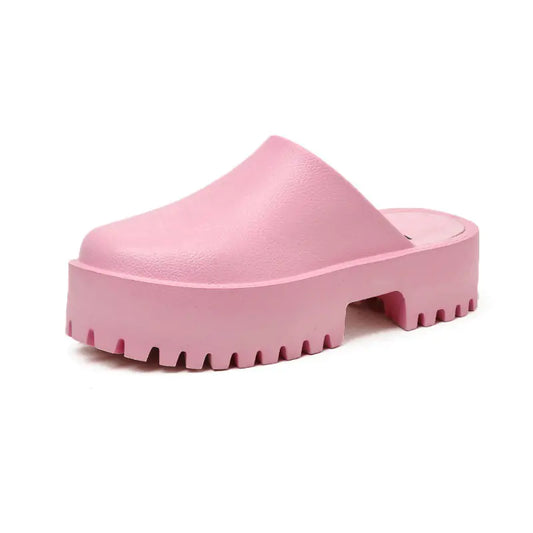 Casual Thick Bottom Outer Wear Toe Shoes