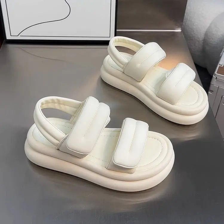 ZHIKE Summer Thick-Soled Sandals with Velcro